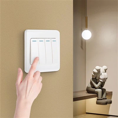 Hur kopplar jag en 3-gängs ljusströmbrytare?